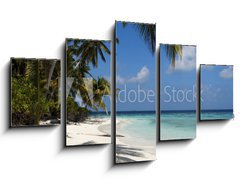 Obraz 5D ptidln - 125 x 70 cm F_GS71231291 - tropical island palm sea and sky