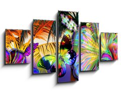Obraz 5D ptidln - 125 x 70 cm F_GS7162456 - sunset beach
