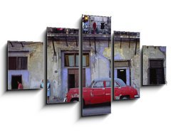 Obraz ptidln 5D - 125 x 70 cm F_GS7313323 - street picture of habana