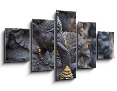 Obraz 5D ptidln - 125 x 70 cm F_GS73288133 - statue of ganesha in bali, indonesia - socha ganesha na bali, indonsie