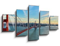 Obraz 5D ptidln - 125 x 70 cm F_GS73939513 - Golden Gate Bridge