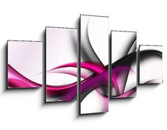 Obraz 5D ptidln - 125 x 70 cm F_GS74046306 - elegant abstract waves