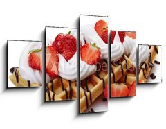 Obraz   Belgian waffles, 125 x 70 cm