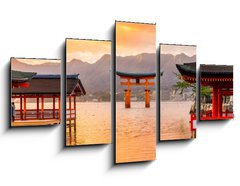 Obraz 5D ptidln - 125 x 70 cm F_GS77248039 - Miyajima Torii gate, Japan.