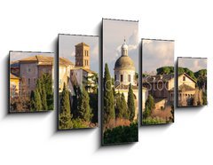 Obraz   Roma Foro Romano Monte palatino, 125 x 70 cm