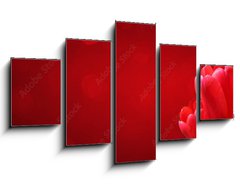 Obraz   Wunderschne Tulpen, 125 x 70 cm
