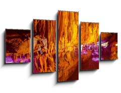 Obraz   The China cave, geological landscape,, 125 x 70 cm