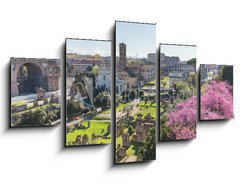 Obraz 5D ptidln - 125 x 70 cm F_GS83841599 - The Roman Forum in Rome, Italy