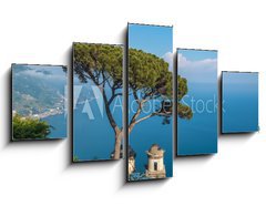 Obraz   Villa Rufolo in Ravello town, Amalfi coast, Italy, 125 x 70 cm