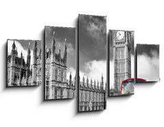 Obraz 5D ptidln - 125 x 70 cm F_GS90714512 - Houses of Parliament - Domy parlamentu