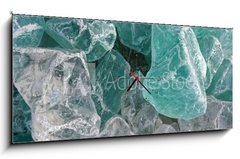 Obraz s hodinami 1D panorama - 120 x 50 cm F_AB121845725 - decorative stones - ozdobné kameny