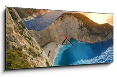 Obraz s hodinami 1D panorama - 120 x 50 cm F_AB13031669 - Zante