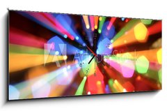 Obraz s hodinami 1D panorama - 120 x 50 cm F_AB15305160 - Abstract colorful background - Abstraktn barevn pozad