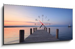 Obraz s hodinami 1D panorama - 120 x 50 cm F_AB15720737 - segle davon