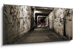 Obraz s hodinami 1D panorama - 120 x 50 cm F_AB1685171 - unterf hrung - podjezd