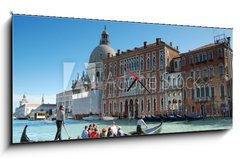 Obraz s hodinami 1D panorama - 120 x 50 cm F_AB19684299 - Gondola