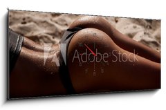 Obraz s hodinami 1D panorama - 120 x 50 cm F_AB272202072 - Close