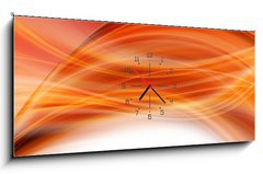 Obraz s hodinami 1D - 120 x 50 cm F_AB36695004 - abstract elegant background design with space for your text