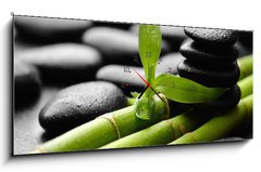Obraz s hodinami 1D panorama - 120 x 50 cm F_AB38240382 - Growth