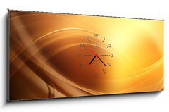 Obraz s hodinami 1D panorama - 120 x 50 cm F_AB56597776 - Elegant Fractal Design