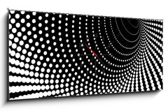Obraz s hodinami 1D panorama - 120 x 50 cm F_AB6566654 - abstract  background, vector