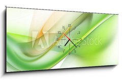 Obraz s hodinami   Abstract background, 120 x 50 cm