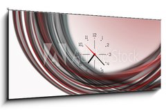 Obraz s hodinami 1D - 120 x 50 cm F_AB71824128 - powerful background design with space for your text - vkonn nvrh pozad s prostorem pro text