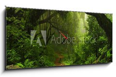 Obraz s hodinami   Selva Nepal, 120 x 50 cm