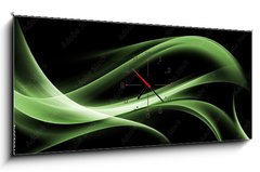 Obraz s hodinami 1D panorama - 120 x 50 cm F_AB76025312 - Elegant Abstract Background - Elegantní abstraktní pozadí