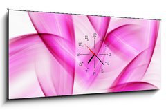 Obraz s hodinami 1D panorama - 120 x 50 cm F_AB84961498 - Abstract Blurred Design