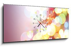 Obraz s hodinami 1D - 120 x 50 cm F_AB88648814 - Abstract background - Abstraktní pozadí