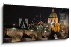 Obraz s hodinami 1D panorama - 120 x 50 cm F_AB92142826 -                                                                                   