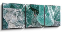 Obraz s hodinami 3D tdln - 150 x 50 cm F_BM121845725 - decorative stones