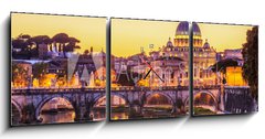 Obraz s hodinami   Vatican City, Rome. Italy, 150 x 50 cm