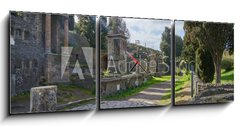 Obraz s hodinami   Ruins of Pompeii, Naples Italy, 150 x 50 cm