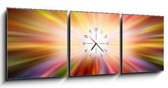 Obraz s hodinami 3D tdln - 150 x 50 cm F_BM19295352 - Abstract background