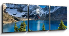 Obraz s hodinami   Lake McArthur, Yoho National Park, 150 x 50 cm