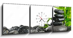Obraz s hodinami 3D tdln - 150 x 50 cm F_BM25877937 - Spa concept