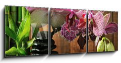 Obraz s hodinami 3D tdln - 150 x 50 cm F_BM26295385 - Spa