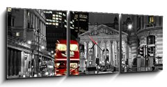 Obraz s hodinami 3D tdln - 150 x 50 cm F_BM28728644 - Royal Exchange London - Royal Exchange Londn