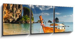 Obraz s hodinami 3D tdln - 150 x 50 cm F_BM30173220 - thailand