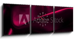 Obraz s hodinami 3D tdln - 150 x 50 cm F_BM324389203 - Background.