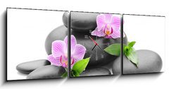 Obraz s hodinami   Spa, 150 x 50 cm