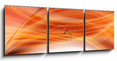 Obraz s hodinami 3D tdln - 150 x 50 cm F_BM36695004 - abstract elegant background design with space for your text