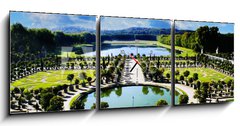 Obraz s hodinami 3D tdln - 150 x 50 cm F_BM37167826 - Versailles