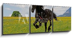 Obraz s hodinami 3D tdln - 150 x 50 cm F_BM41915305 - Friese