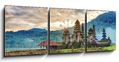 Obraz s hodinami 3D tdln - 150 x 50 cm F_BM42520767 - Komala Tirta