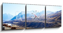 Obraz s hodinami 3D tdln - 150 x 50 cm F_BM47546918 - Landscape, kora around of the mount Kailas