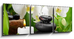 Obraz s hodinami 3D tdln - 150 x 50 cm F_BM50753517 - spa concept