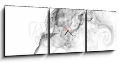 Obraz s hodinami 3D tdln - 150 x 50 cm F_BM51030232 - smoke